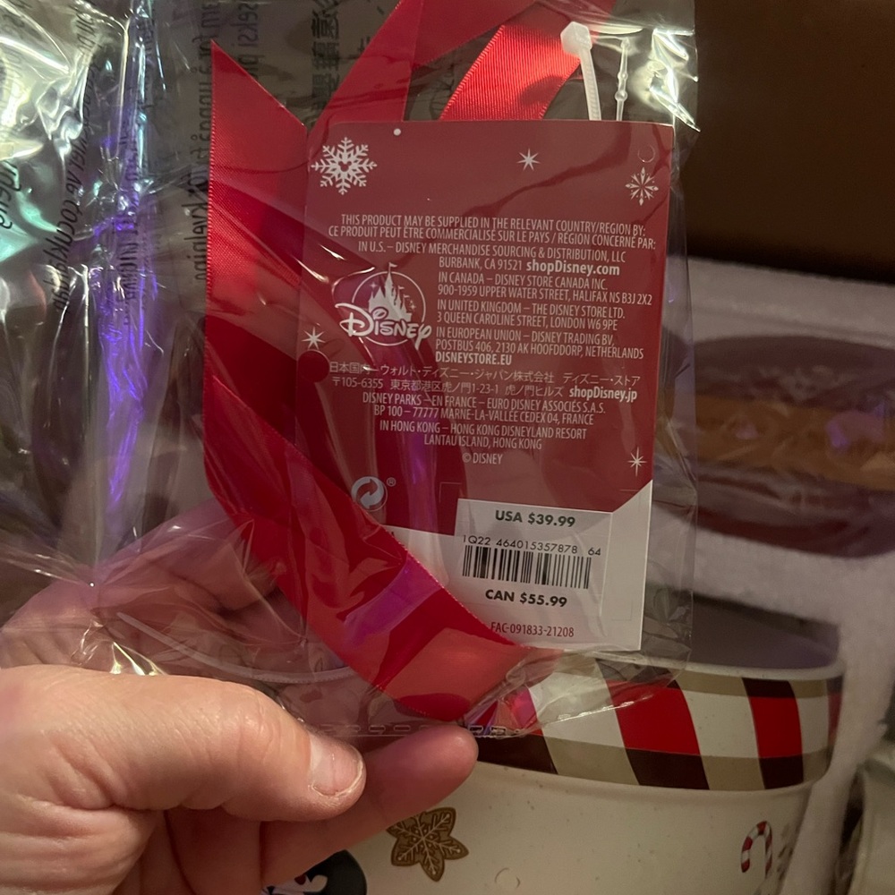 Disney Mickey Mouse Holiday Holiday Mixing Bowl Set - Picture 5 of 7